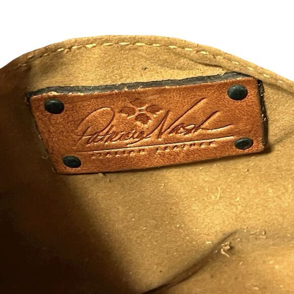 Patricia Nash Cavallina Tooled Leather Retro Saddle Bag Purse Florence Tan - Picture 14 of 16